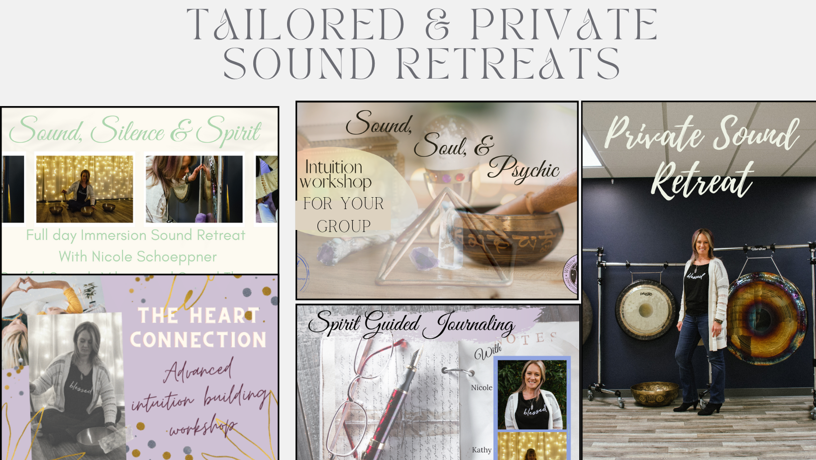 Tailored & Private Sound Retreats